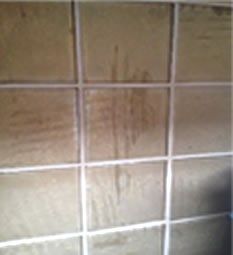 tile failures voids marks