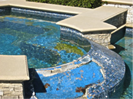 pool tile failure waterproofing